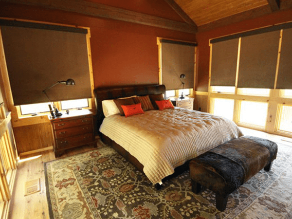Bedroom with Large Windows