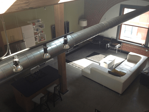 Bird's Eye View of a Living Space