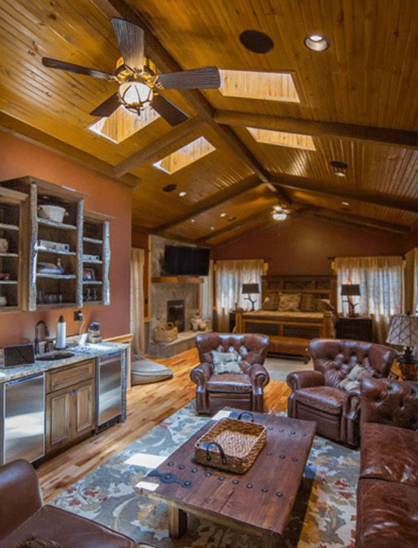Living Space and Bedroom