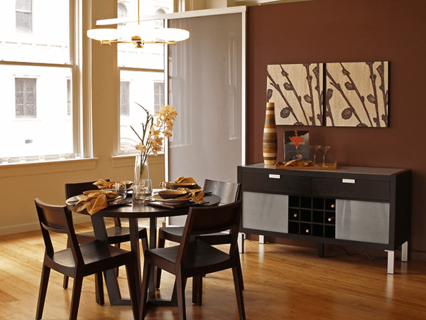 Dining Area with Windows